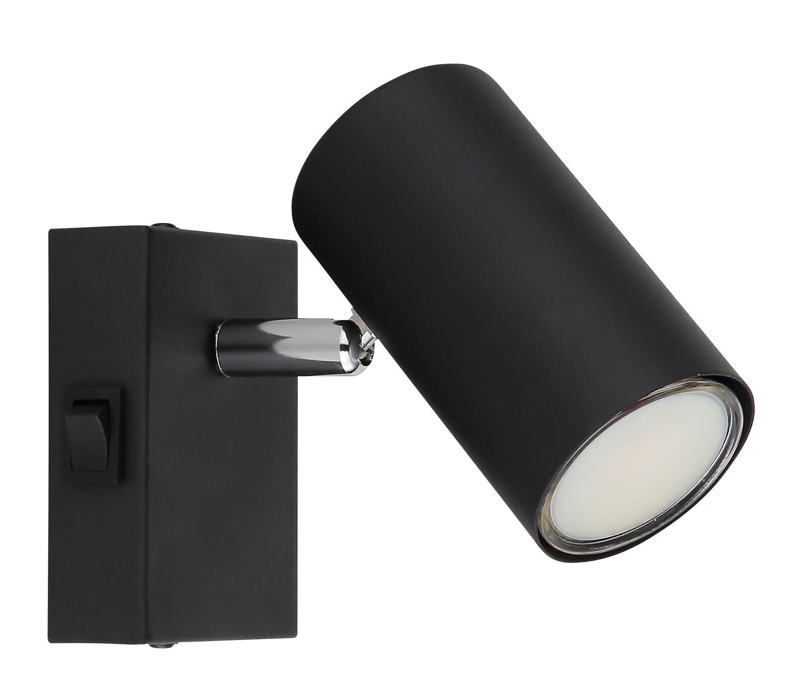 GLOBO Retrofit Strahler mit 1 Spot Robby 7x10x12cm schwarz