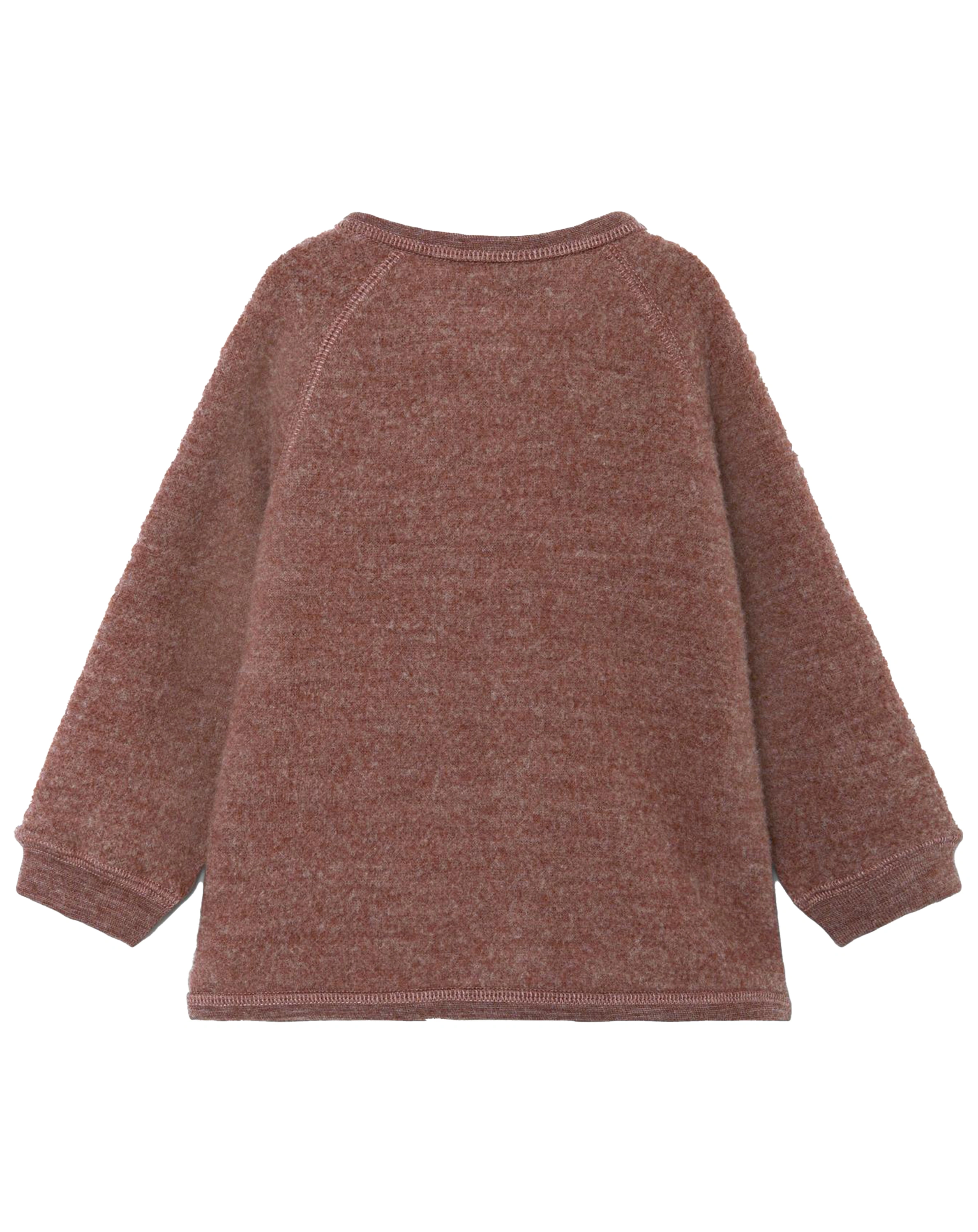Strickjacke NBMWMINO aus Wolle in carob brown