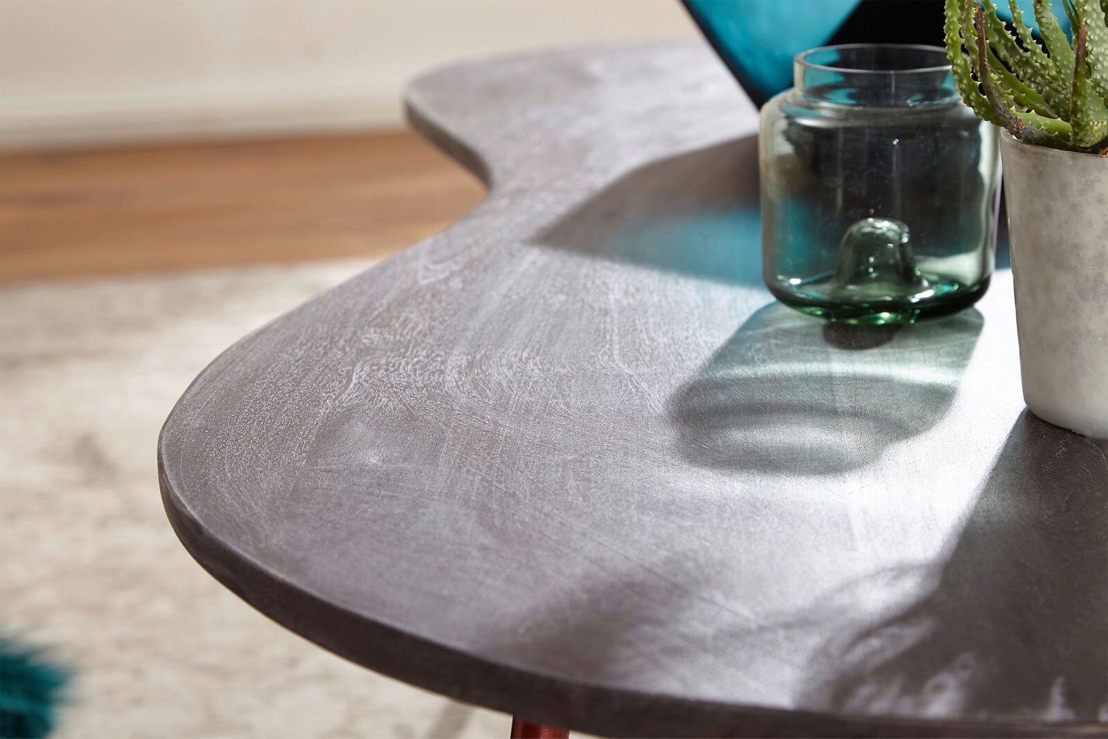 Couchtisch 122 x 63 cm grau