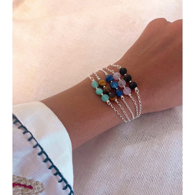 Bracelet Maya Lapis-Lazuli Argent 925