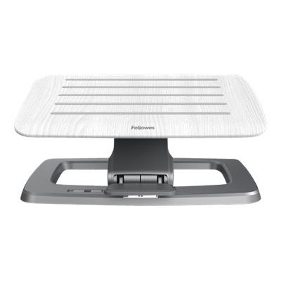 Fellowes Hana - Repose-pieds réglable en hauteur - facilement ajustable - blanc