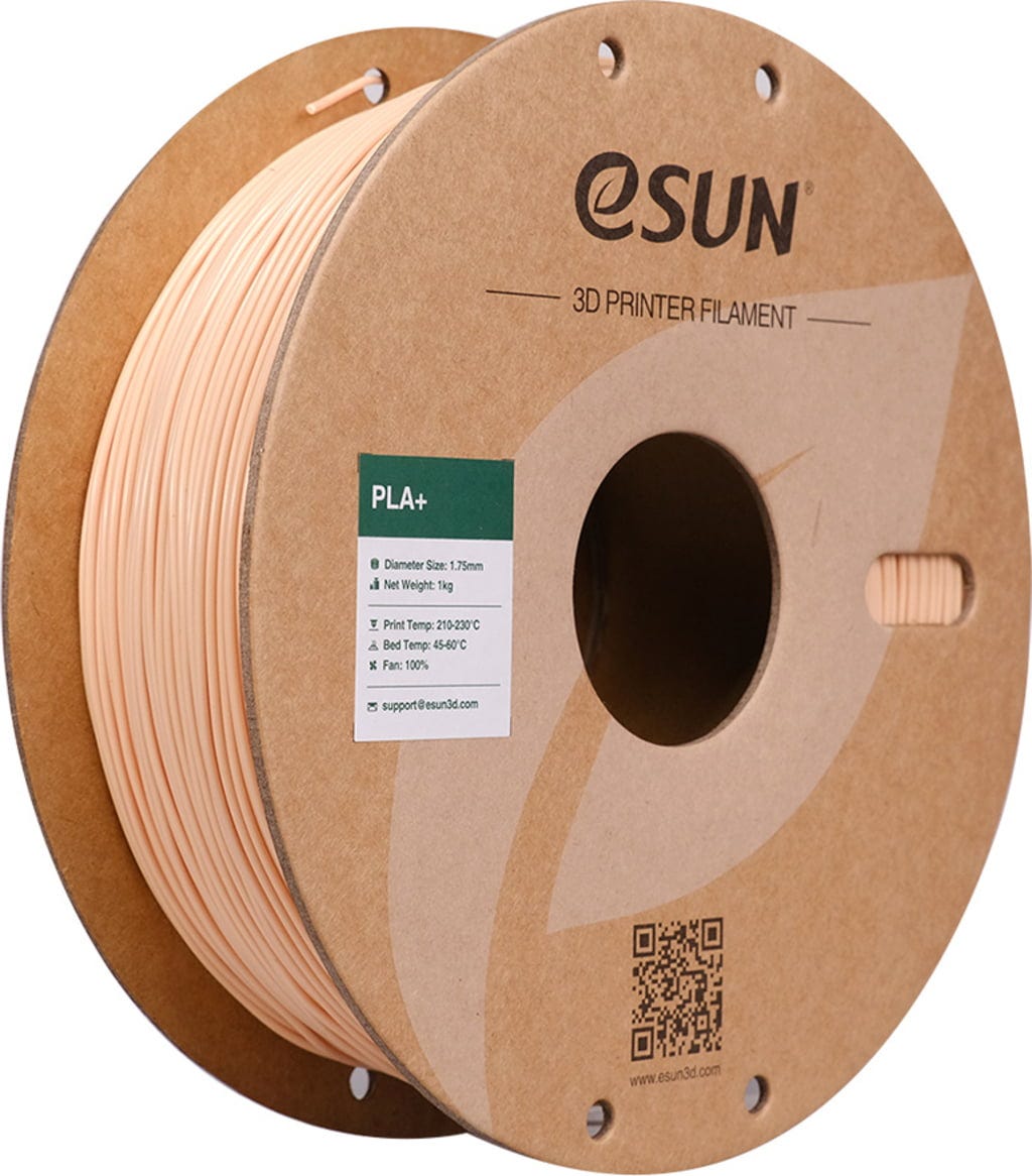 eSUN  PLA+ Beige, 1,75 mm / 1000 g    PLA-Filament mit verbesserten physikalischen Eigenschaften
