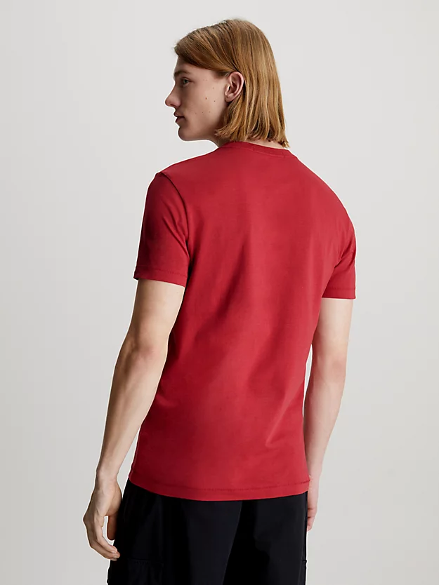 Camiseta slim fit com logo