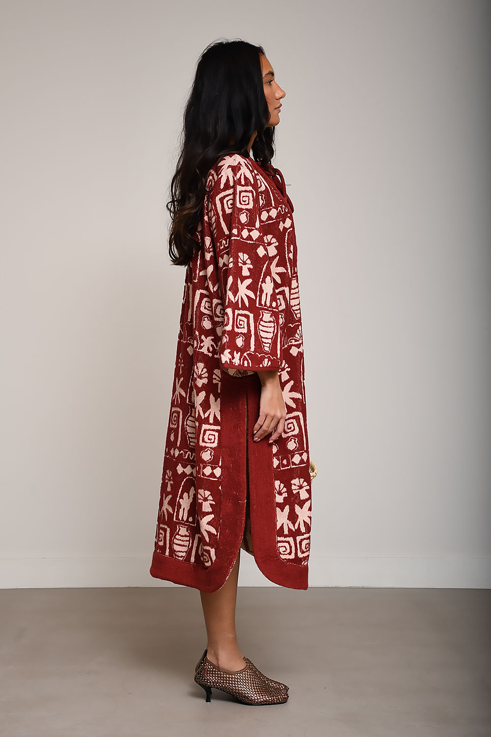 Maya midi cotton coverup