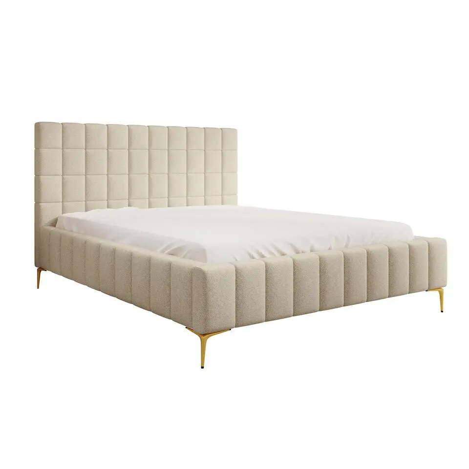 Meubella - Tweepersoonsbed Great - Beige - 180x200 cm