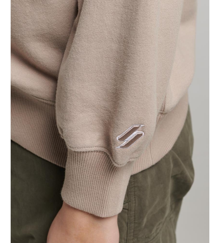 Moletom Superdry Cinza Sport Luxe