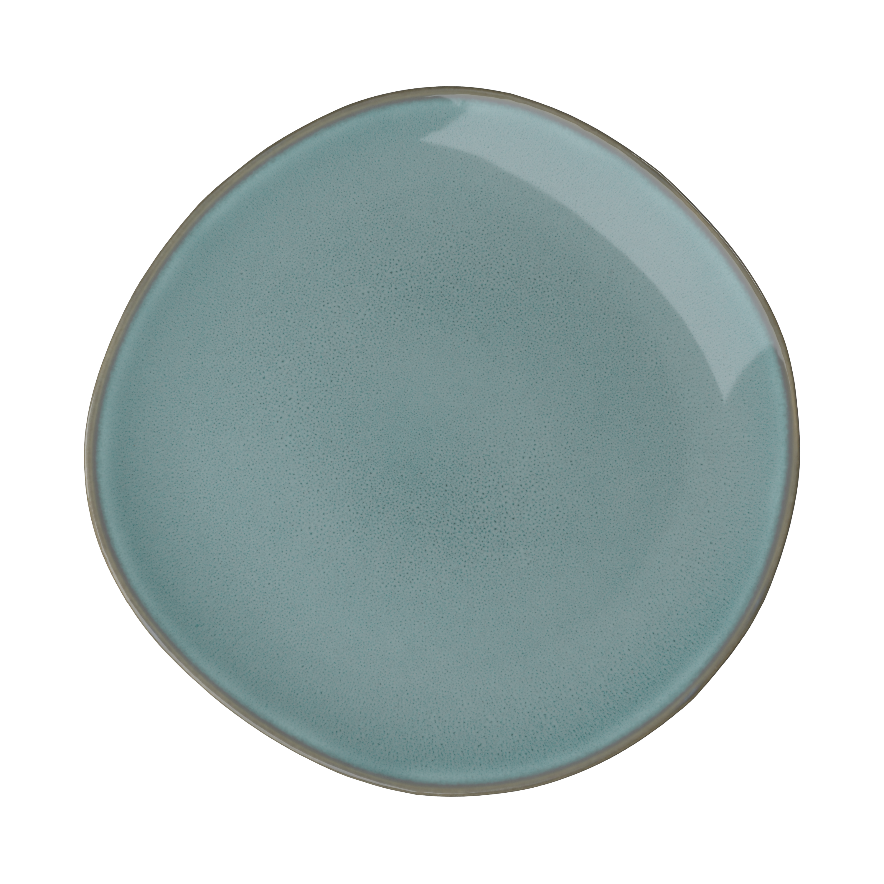 Lave Dinner plate Blue, 11.1'' x 11.1'', earthenware