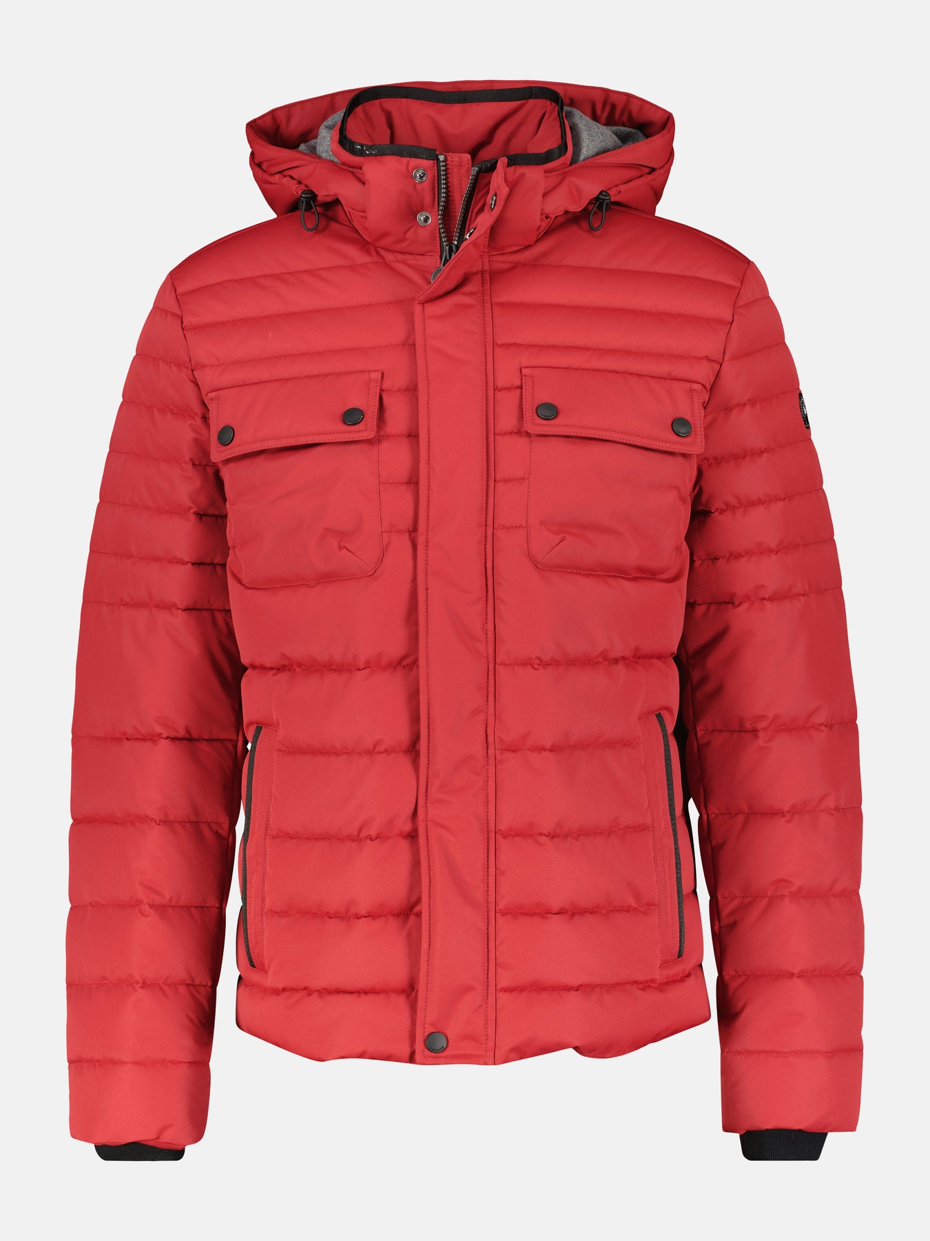 Steppjacke mit abnehmbarer Kapuze
