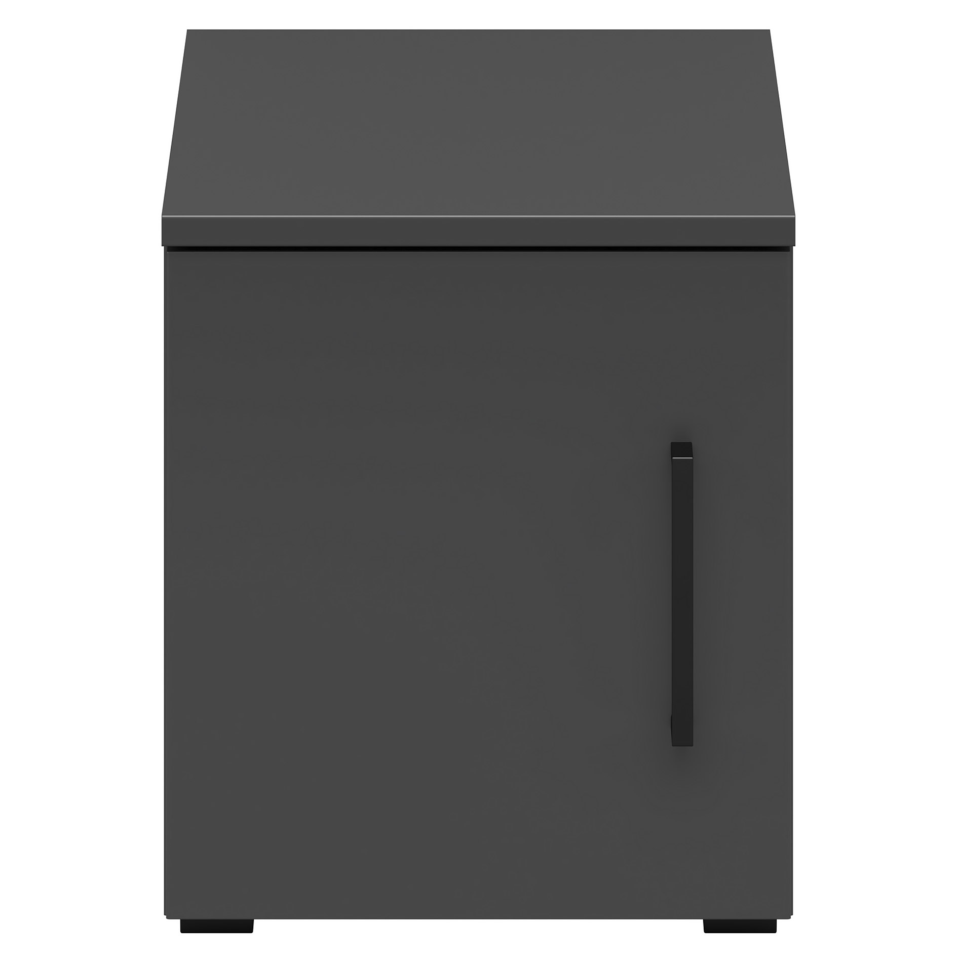 Aufsatzelement - auch hängend verwendbar - anthrazit - Breite 30 cm