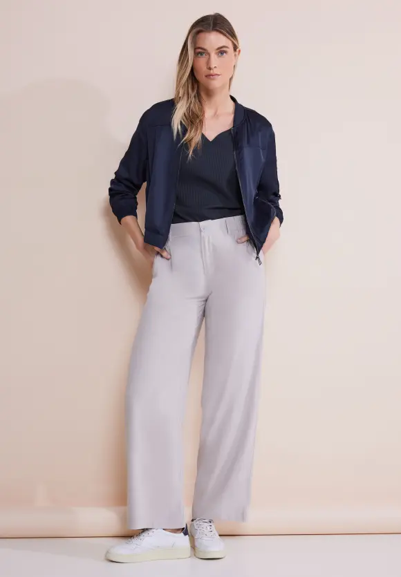 Shirt mit Herz Ausschnitt - deep blue