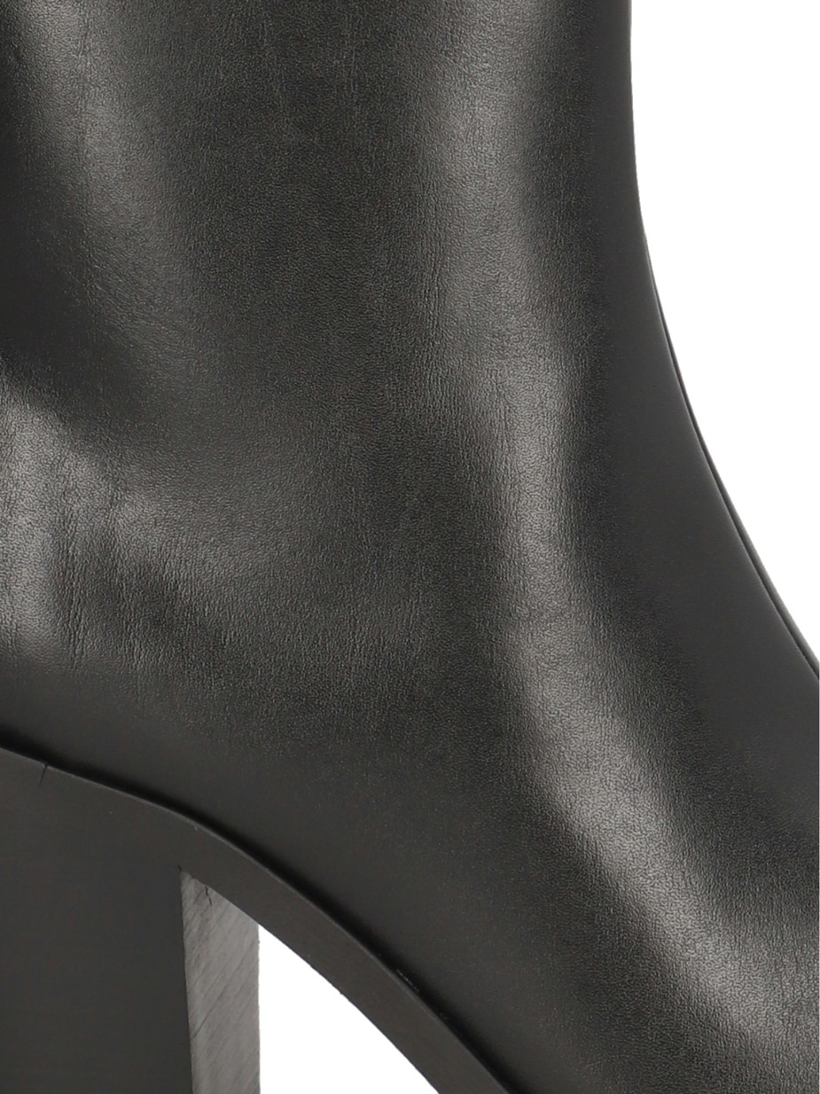 Glattleder Stiefelette