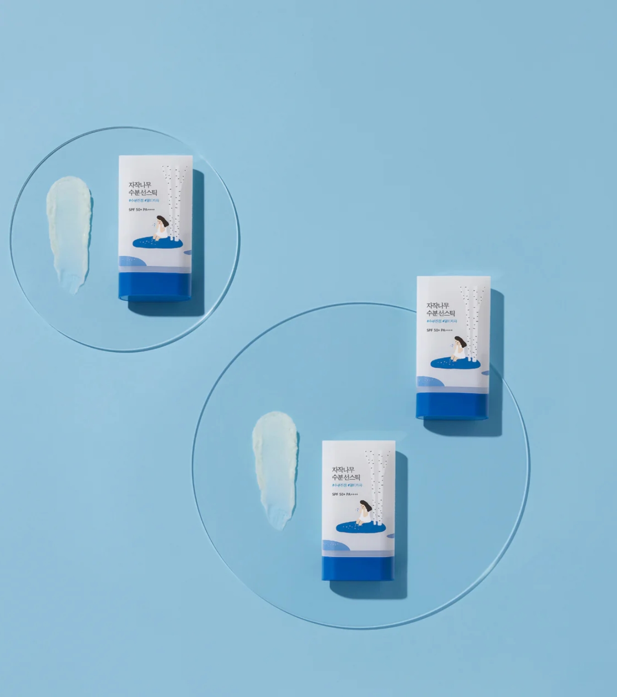 Round Lab - Protetor solar facial em bastão Birch Juice Moisturizing Sun Stick SPF 50+ PA++++