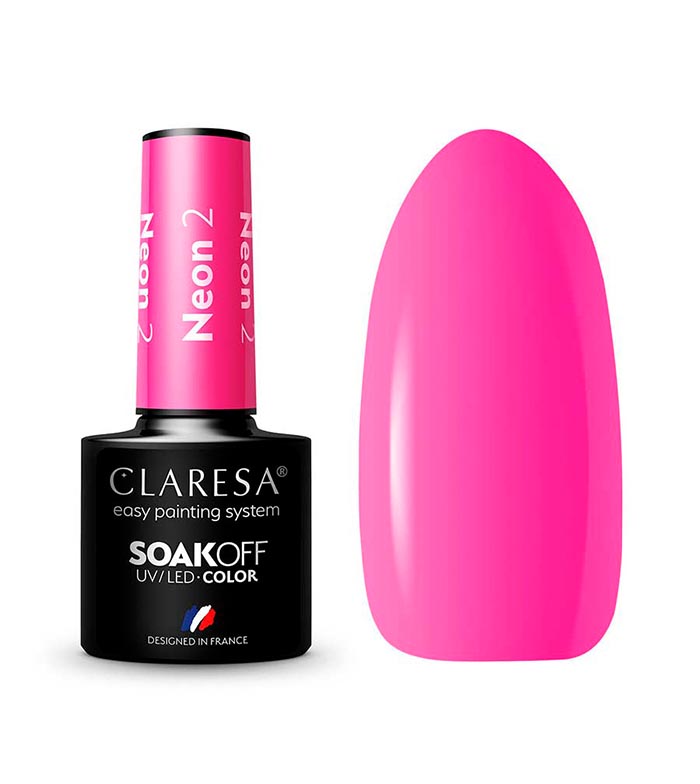 Claresa - Esmalte semipermanente Soak off - 2: Neon