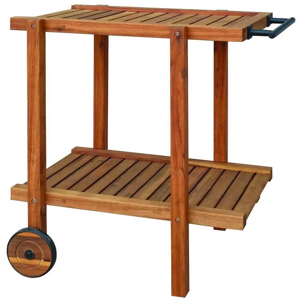 Sens-Line - Toby Tuin Trolley - 76x50x77 - Acaciahout
