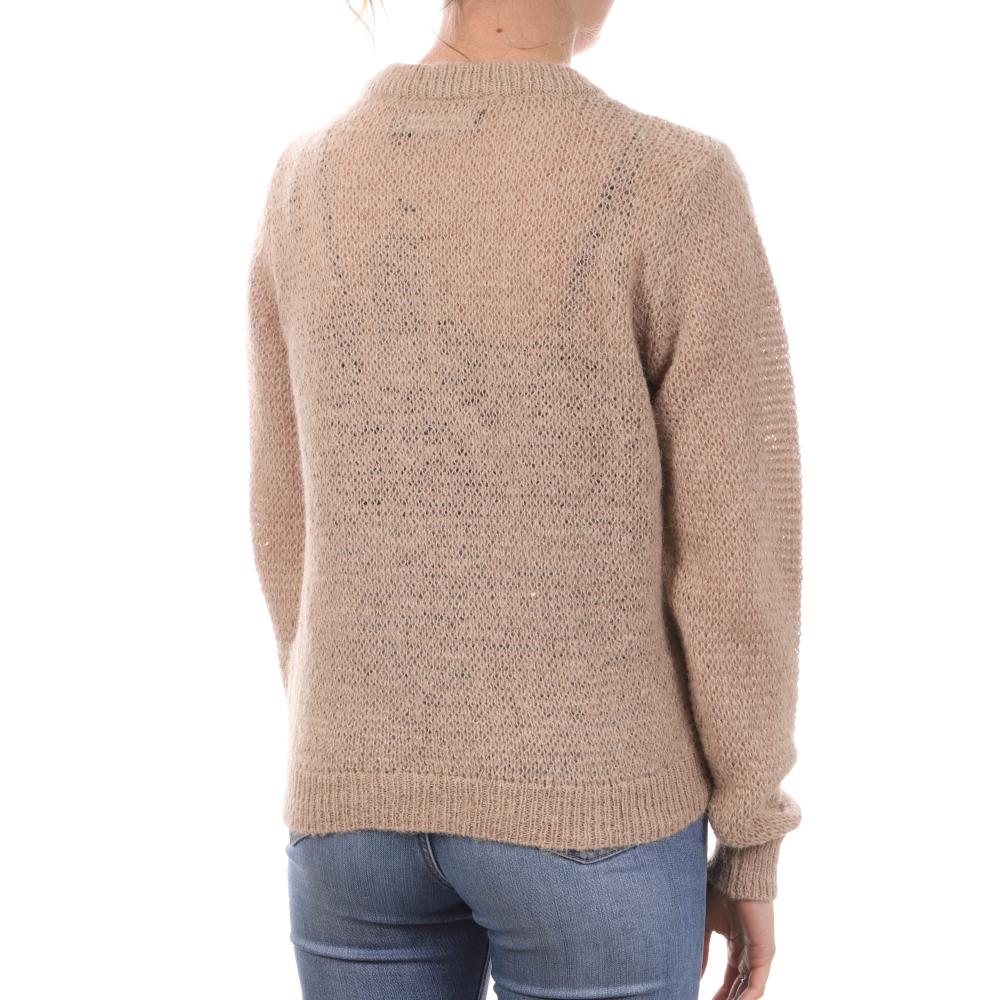 Vero Moda Pull Beige Femme Vero Moda Cash