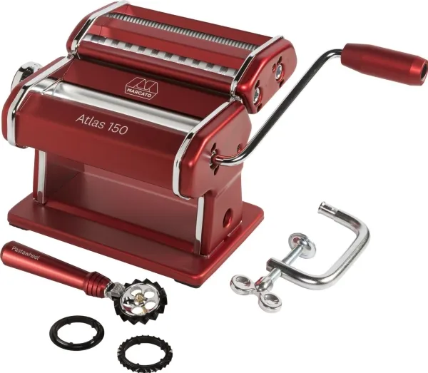 Mærket ATLAS 150 RED  PASTA- WHEEL RED (AT-150-RSO-PW)