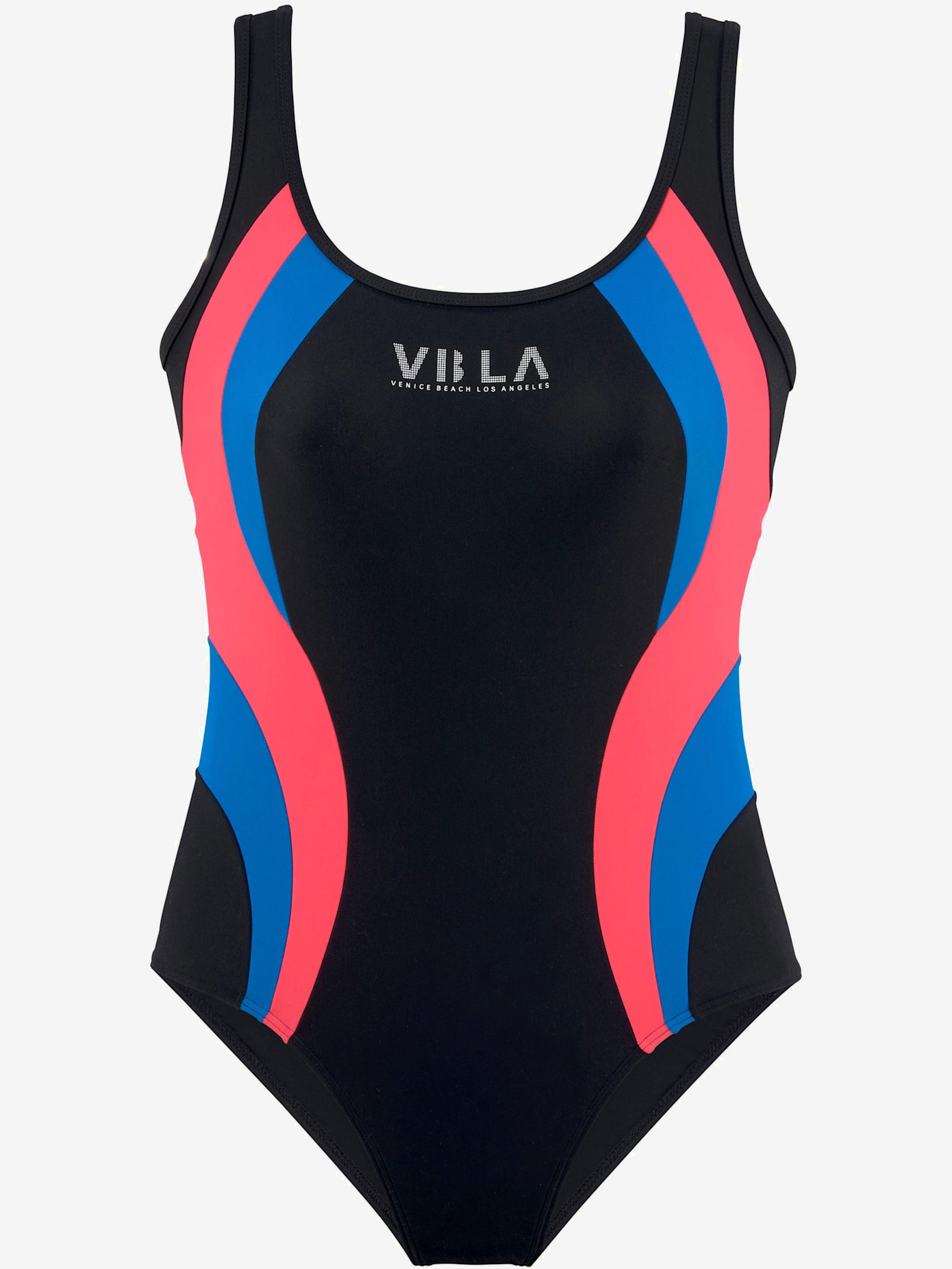 Maillot de bain empiècements duo de couleurs