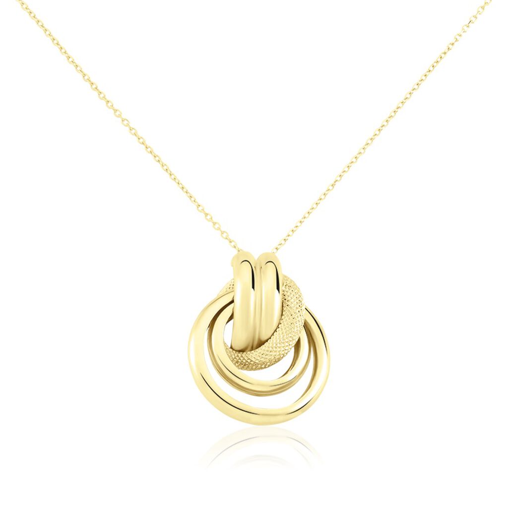 Collier Or Jaune Passiflora