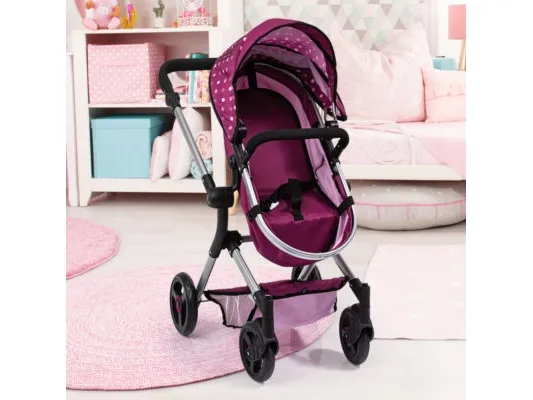 Bayer 18467AA, Dukkebarnevogn, Bordeaux, Baby doll, Barn, Pige, 52 cm