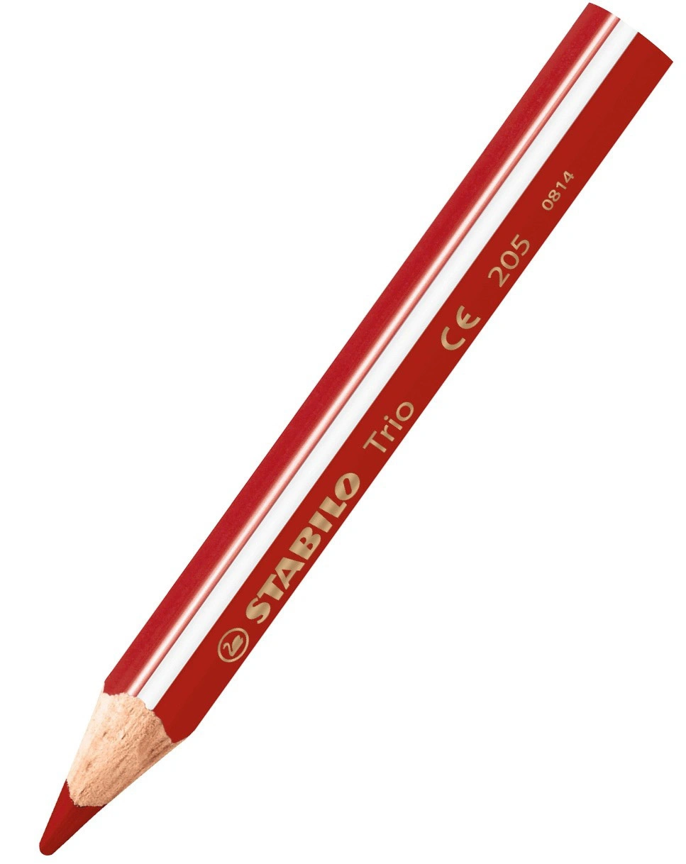 Dreikant-Buntstift STABILO® Trio dick - kurz 12er-Pack
