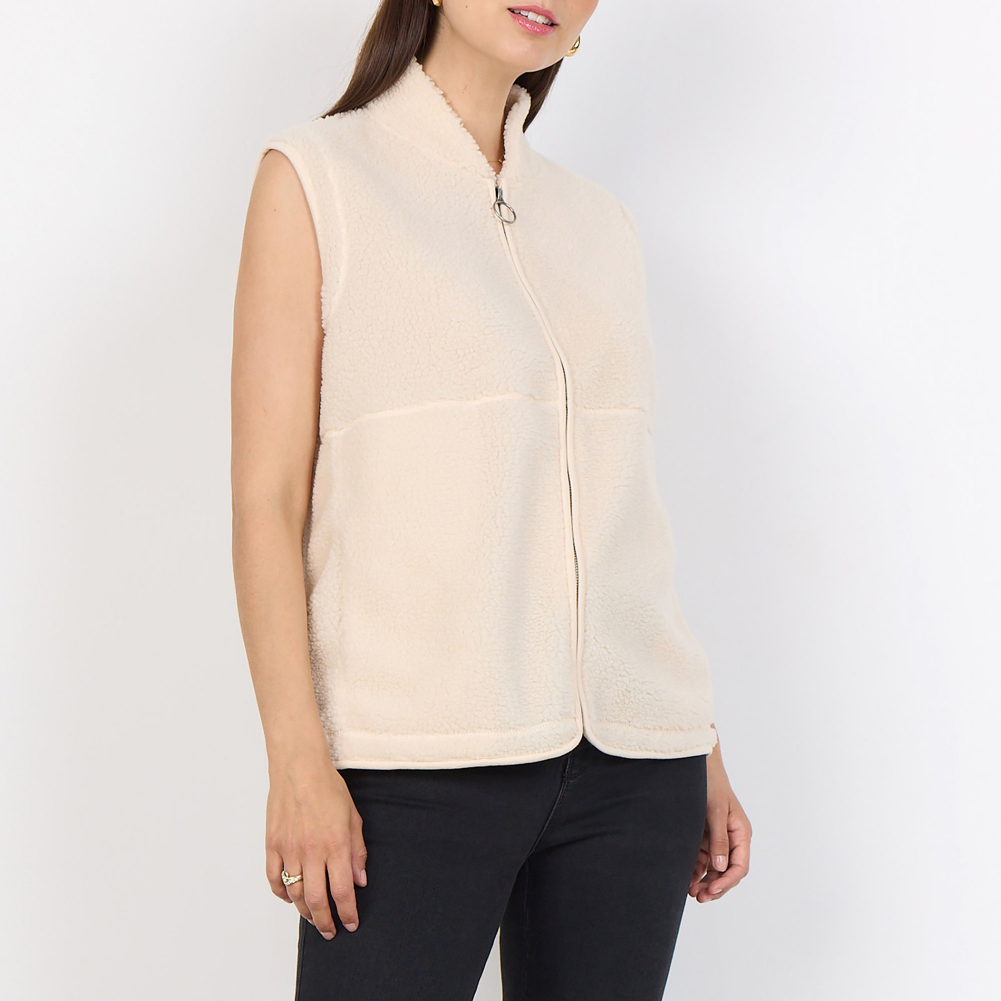 Gilet Femme ecru