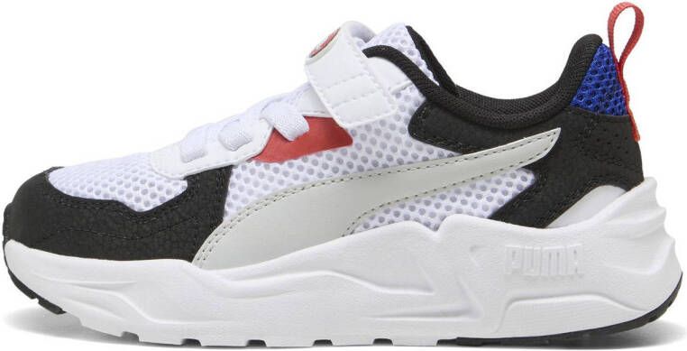 Puma Trinity Lite Mid 90s sneakers zwart wit rood