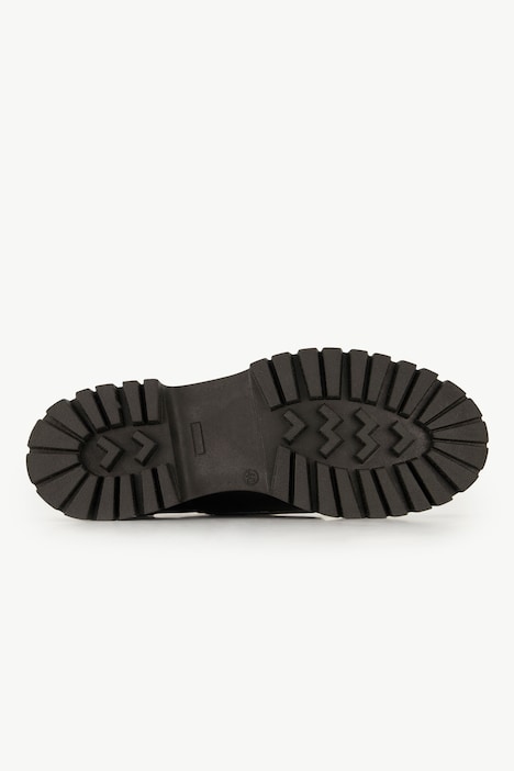 Leder-Slipper, Schnallen, Wechselfußbett, Weite H