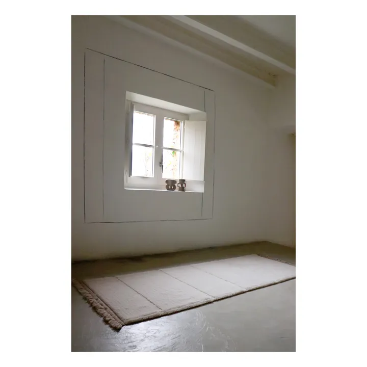 Lorena Canals Tapis Steppe Runner | Blanc