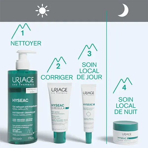 Uriage Hyséac Gel de Limpeza Anti-Imperfeições 500ml