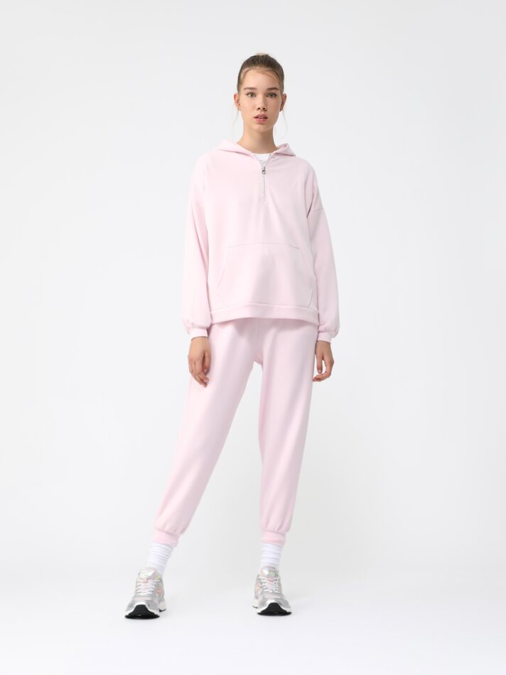 Calça jogger de toque macio - Rosa