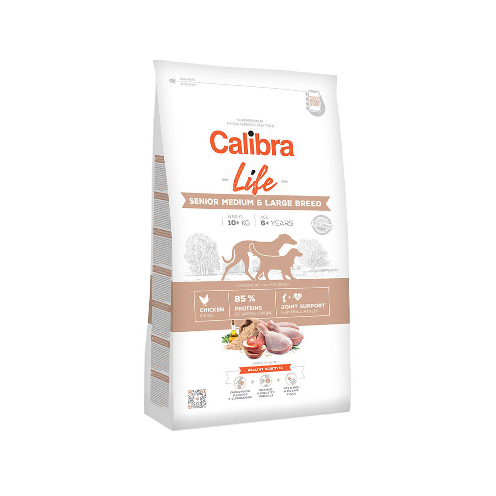 Calibra Dog Life Senior Medium & Large Breed - Kip