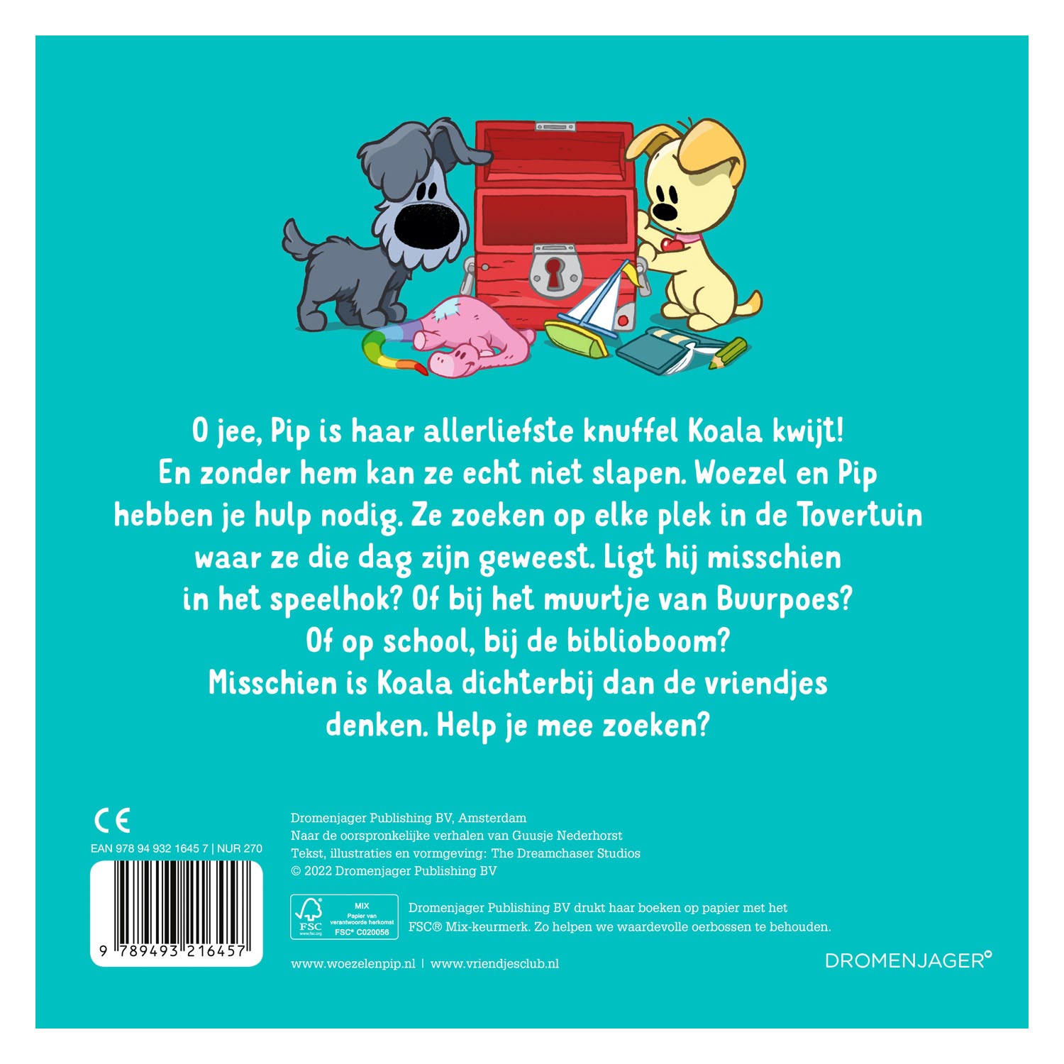 Woezel & Pip Knuffel is zoek