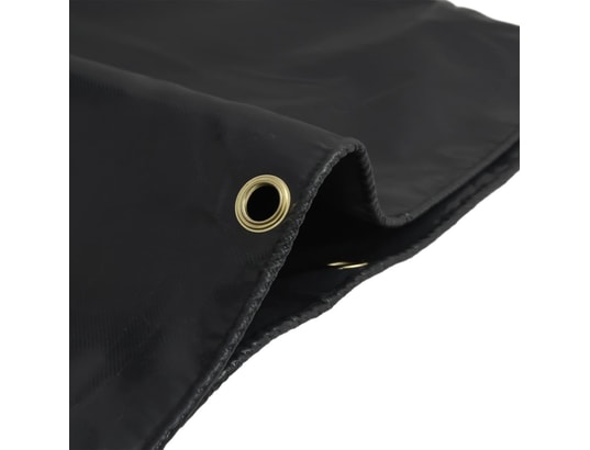 VIDAXL - Bâche noir 5x7 m 600 g/m²