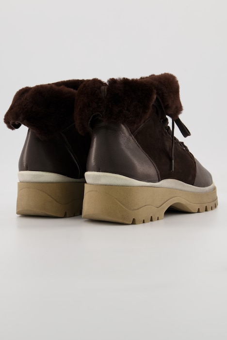 Lederboots, Schurwoll-Futter, Komfortweite