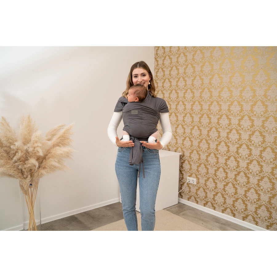 MABYEN Baby Tragetuch anthrazit