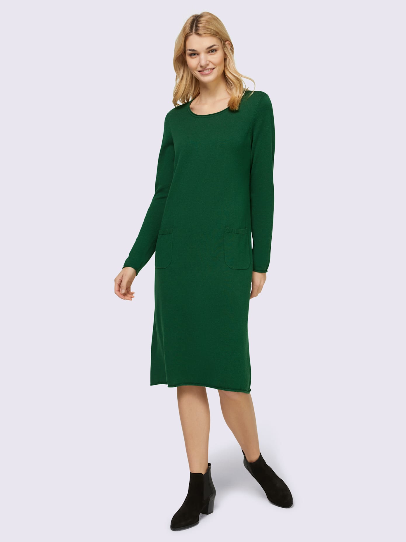 Robe en tricot tricot affinant