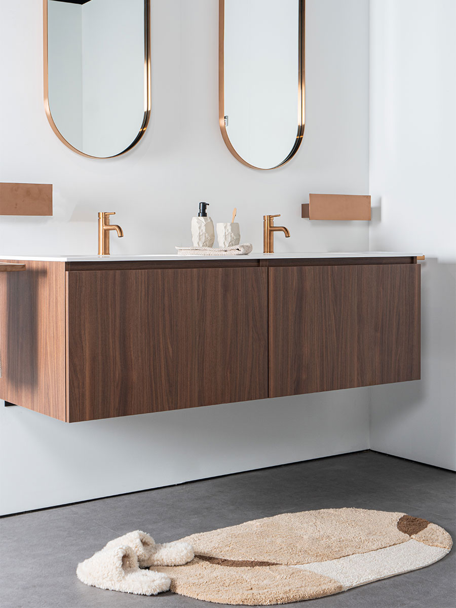 Badmat Bink - Beige Ovaal 50 x 80 cm