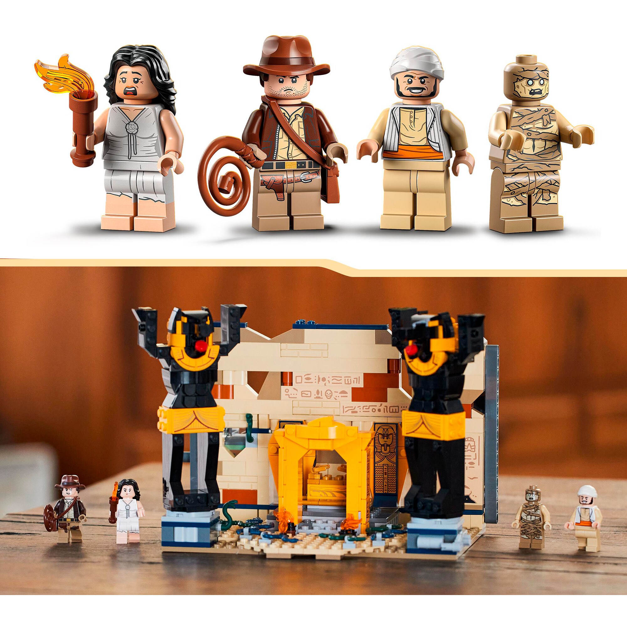 LEGO Konstruktionsspielzeug Indiana Jones Flucht aus dem Grabmal