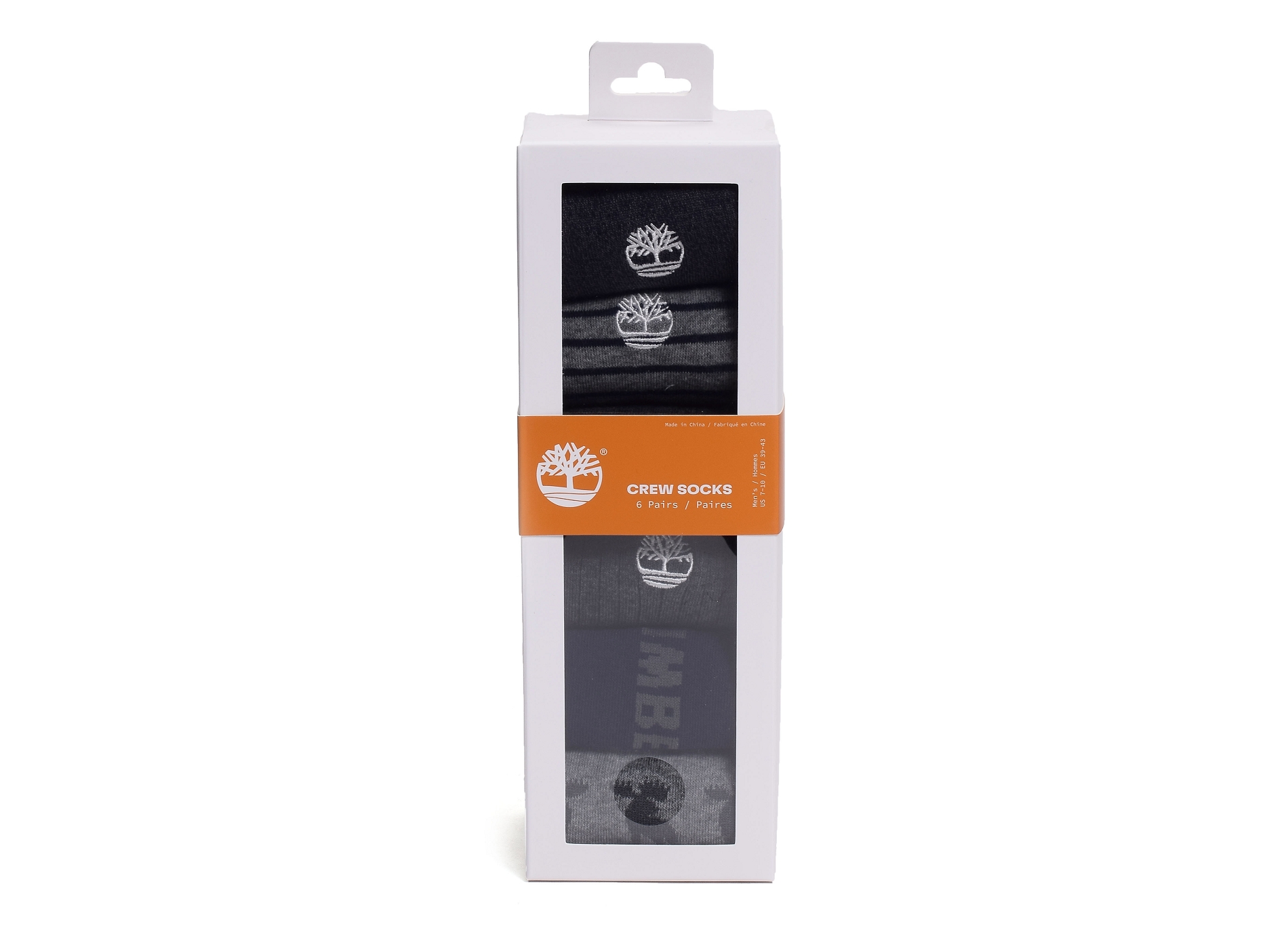 Crew socks noir gris