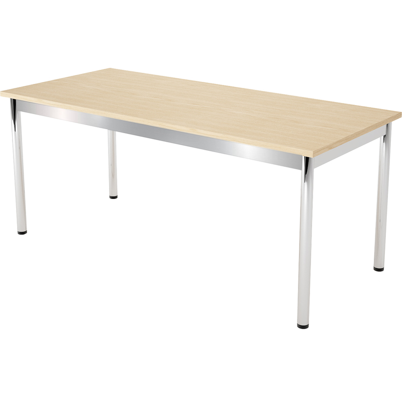 Schreibtisch VEROM, 180 x 80 cm, Furnier Eiche