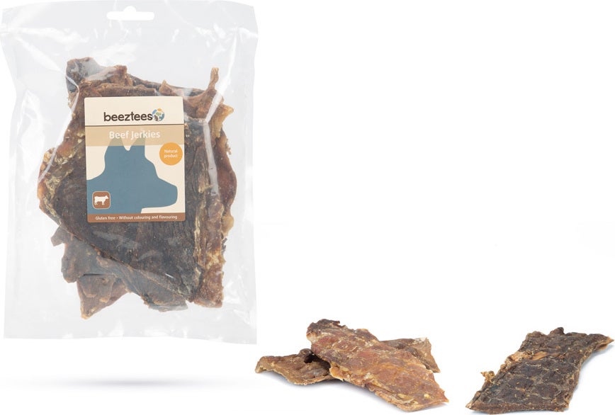 Beeztees hondensnack Jerkies rund 200 g