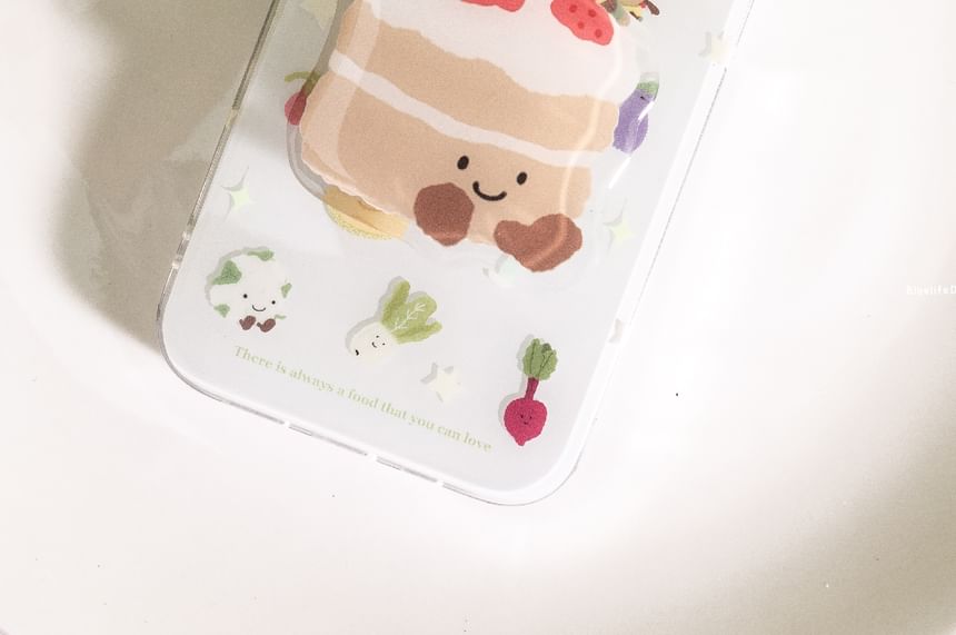 Voor het geval dat - Voedsel Smiley Face Telefoonhoesje / Fruit Print Telefoonstandaard - Iphone 15 Pro Max / Iphone 15 Pro / Iphone 15 / iphone 14 Pro Max / Iphone 14 Pro / Iphone 14 / iphone 13 Pro Max / Iphone 13 Pro / Iphone 13 / iphone 12 Pro Ma