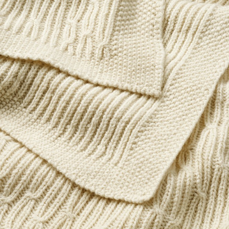 Bolia Plover plaid 140x190 zwaar creme