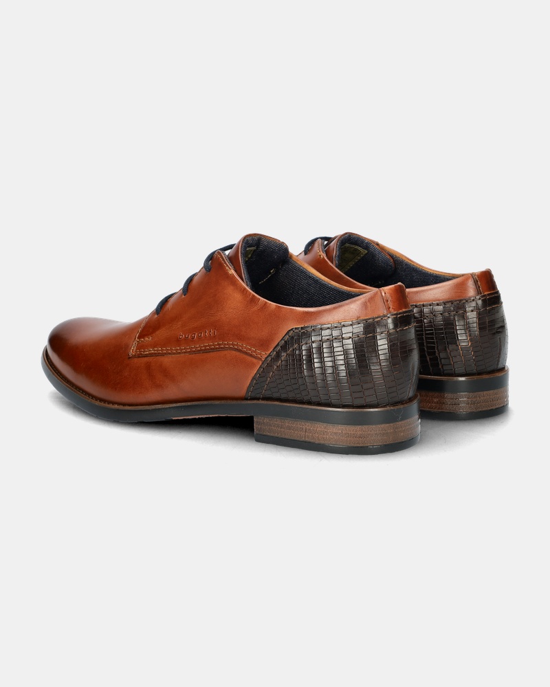 Bugatti Lage nette schoenen  - cognac