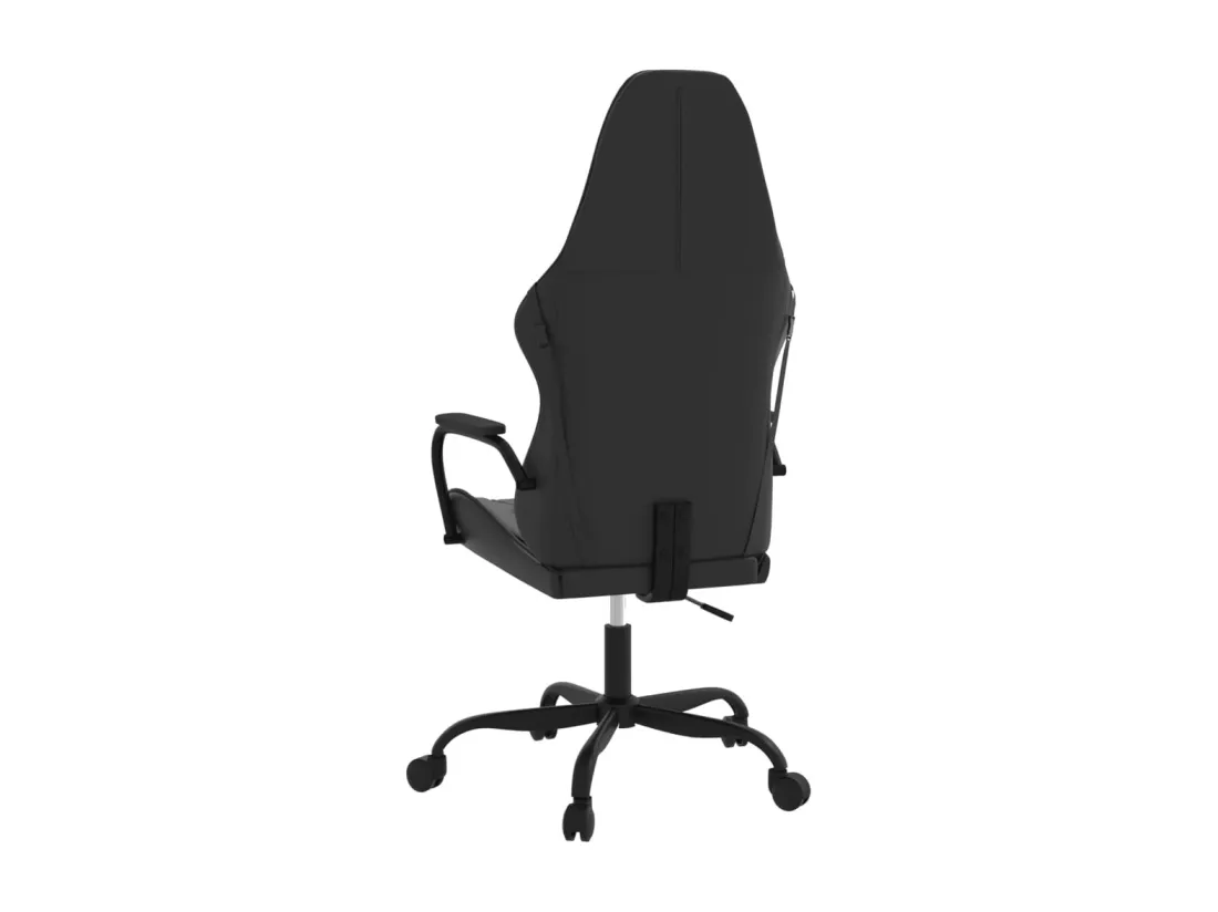 Chaise de jeu de massage noir similicuir