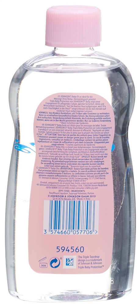 JOHNSONS BABY Öl Öl Fl 300 ml