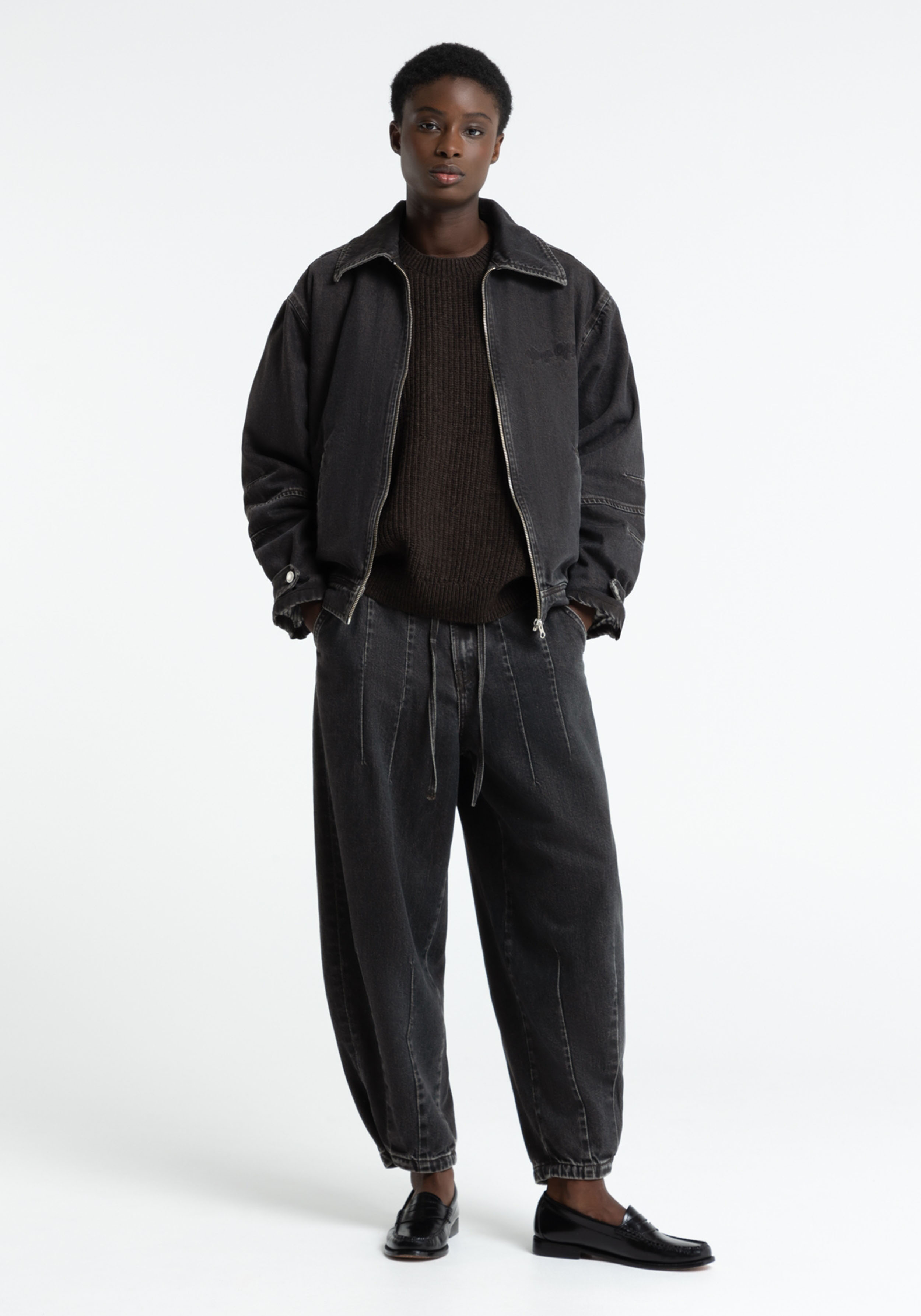 Kings Of Indigo Jeans Oujou Vilma Brown Black