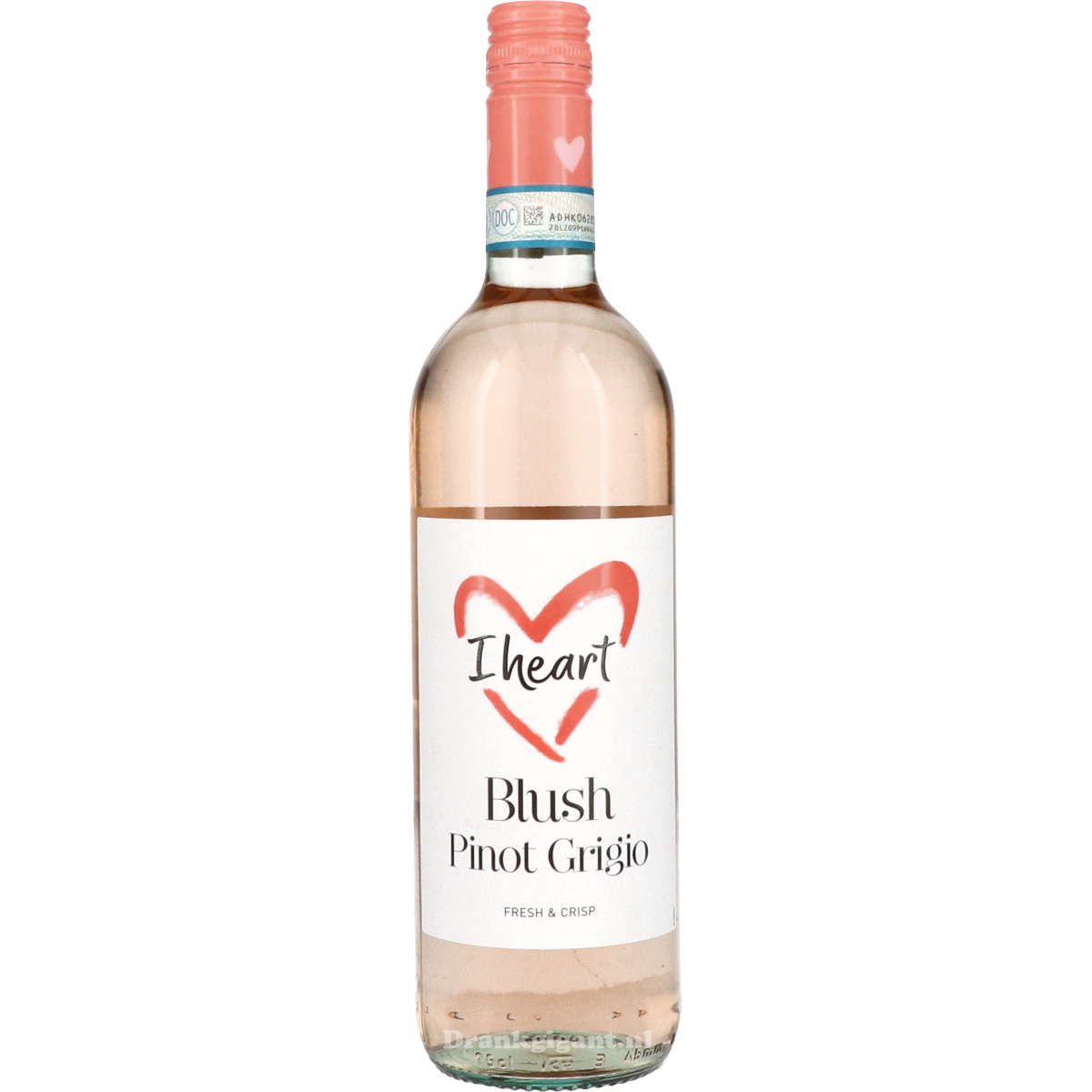 I Heart Blush Pinot Grigio 75 cl