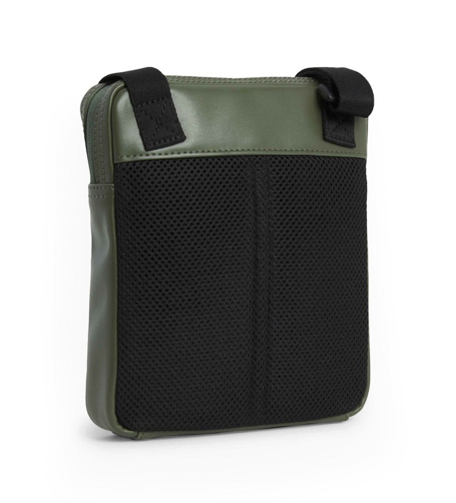 Bolsa de ombro Calvin Klein Jeans Monogram Soft Reporter18 verde
