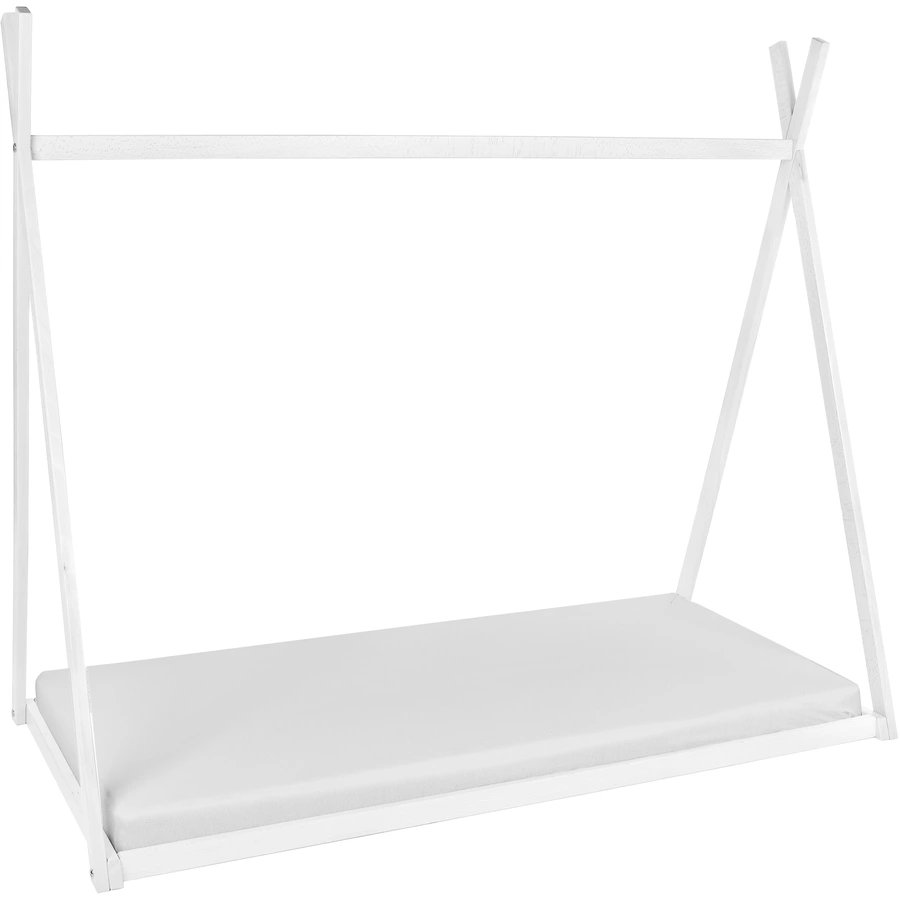 kindsgard Tipibett skjuly 70 x 140 cm weiß